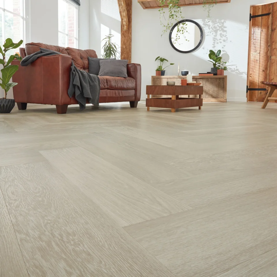 Karndean   LVT   Grey Brushed Oak Living Room